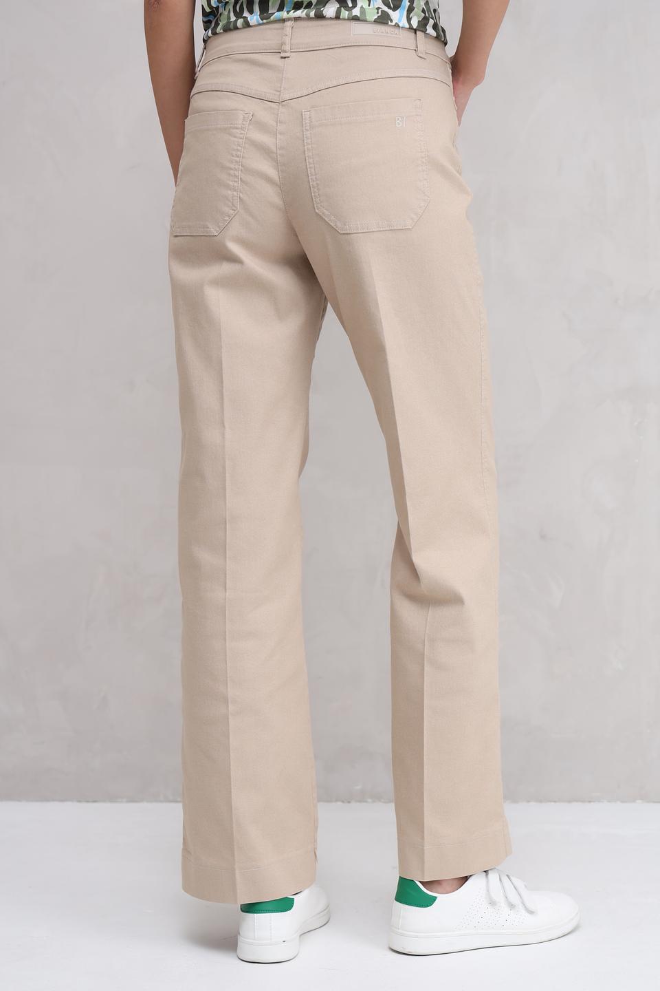 Джинсы Bianca палаццо бежевые