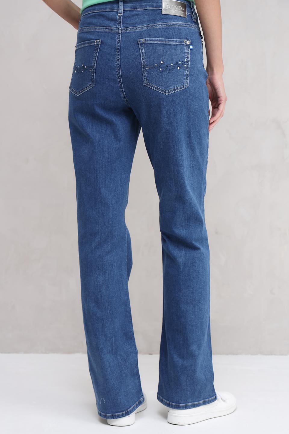 Джинсы Ppep. клеш синие