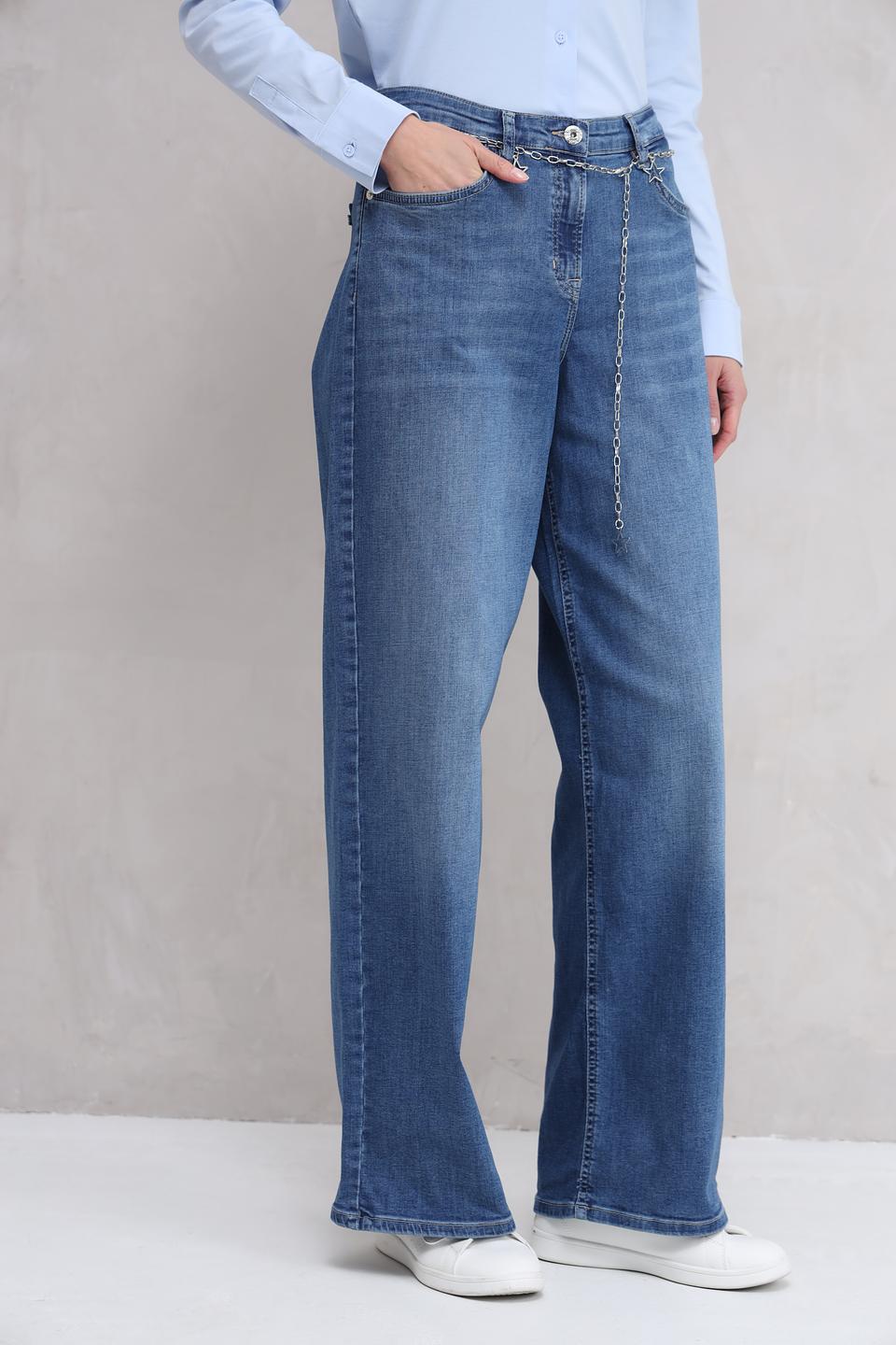 Джинсы Ppep. клеш голубые