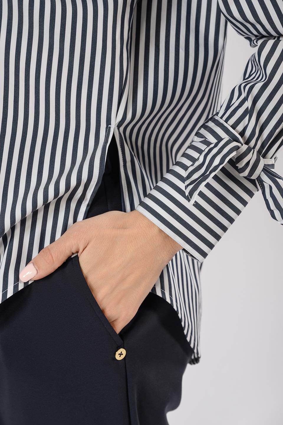 Блуза Penny Black Grey в полоску