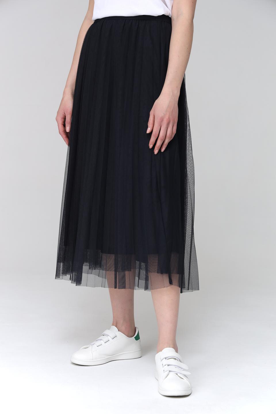 Юбка MORE and MORE плиссе чёрная