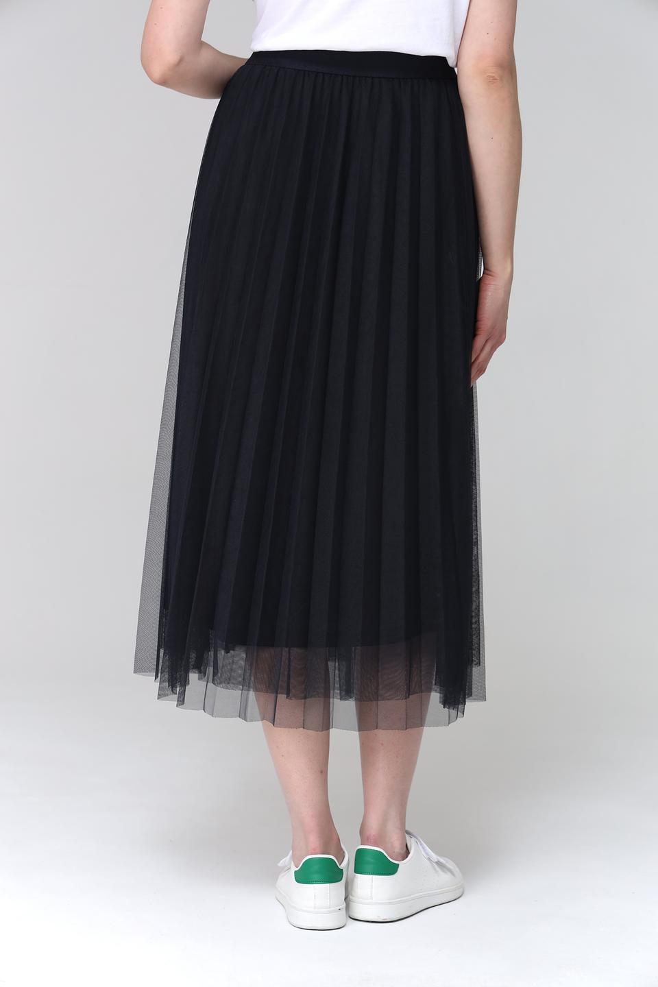 Юбка MORE and MORE плиссе чёрная