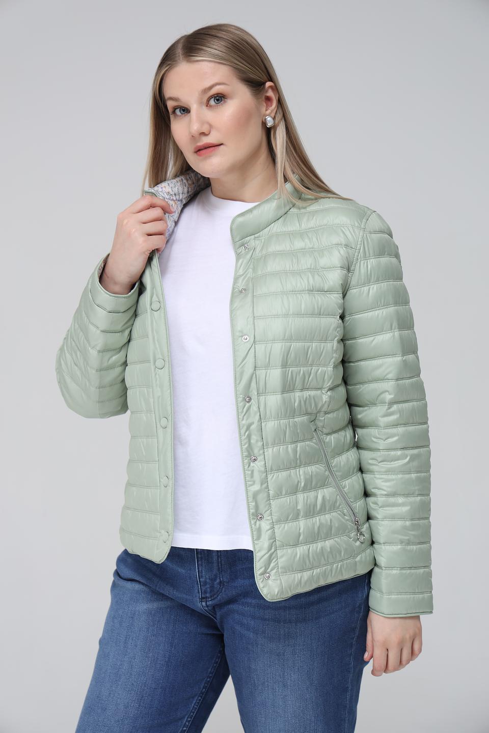 Куртка Lebek стеганая мятная