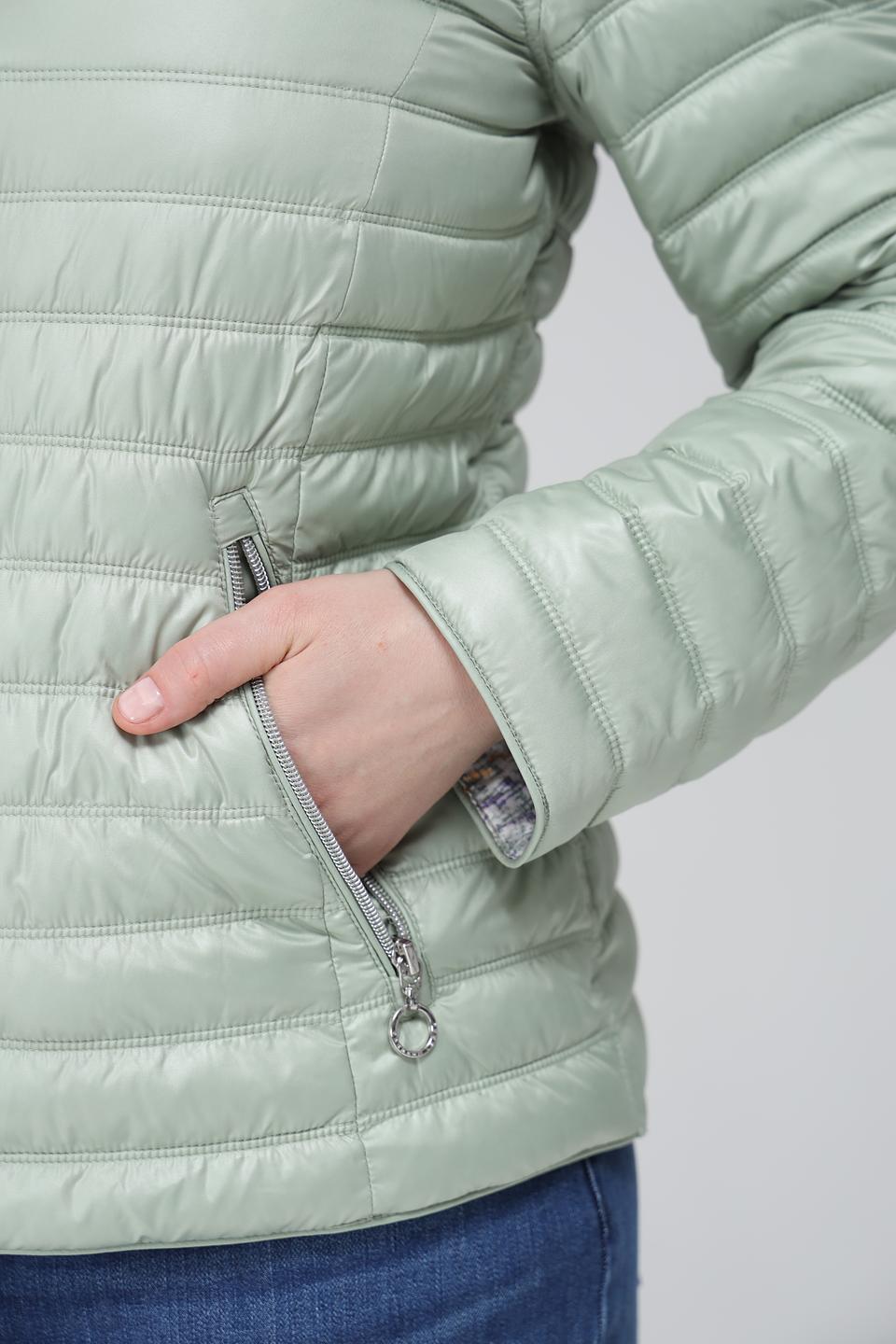 Куртка Lebek стеганая мятная