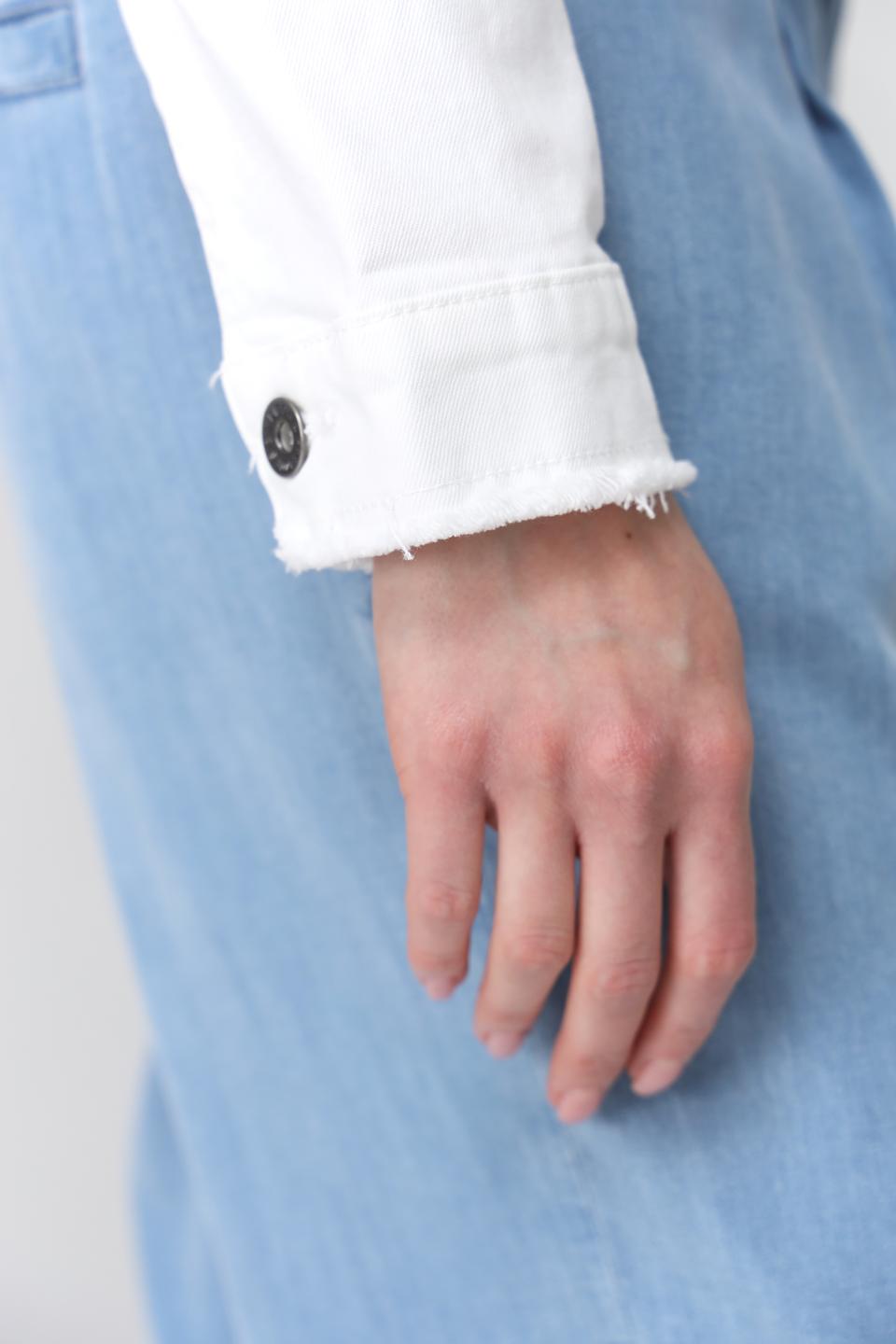 Куртка джинсовая Frieda and Freddies белая