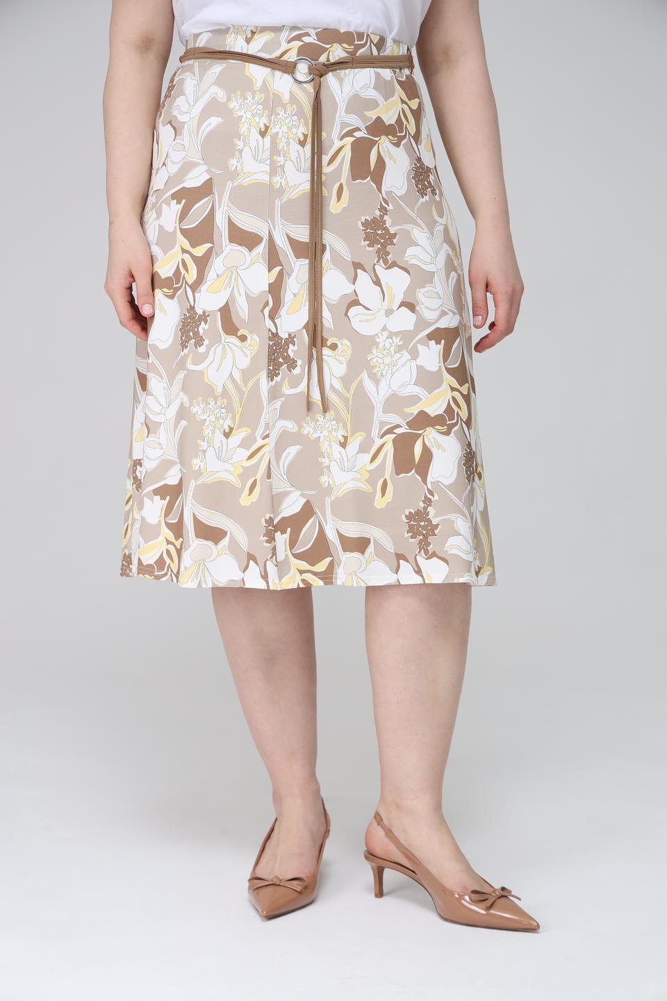 Юбка Frank Walder с цветочным принтом