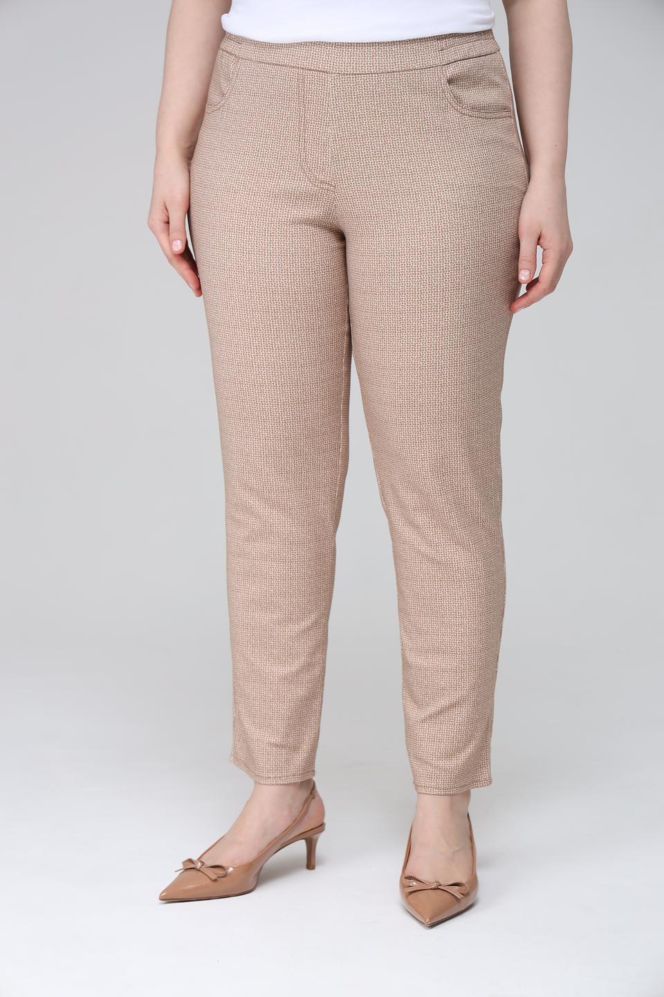 Брюки Frank Walder в клетку бежевые