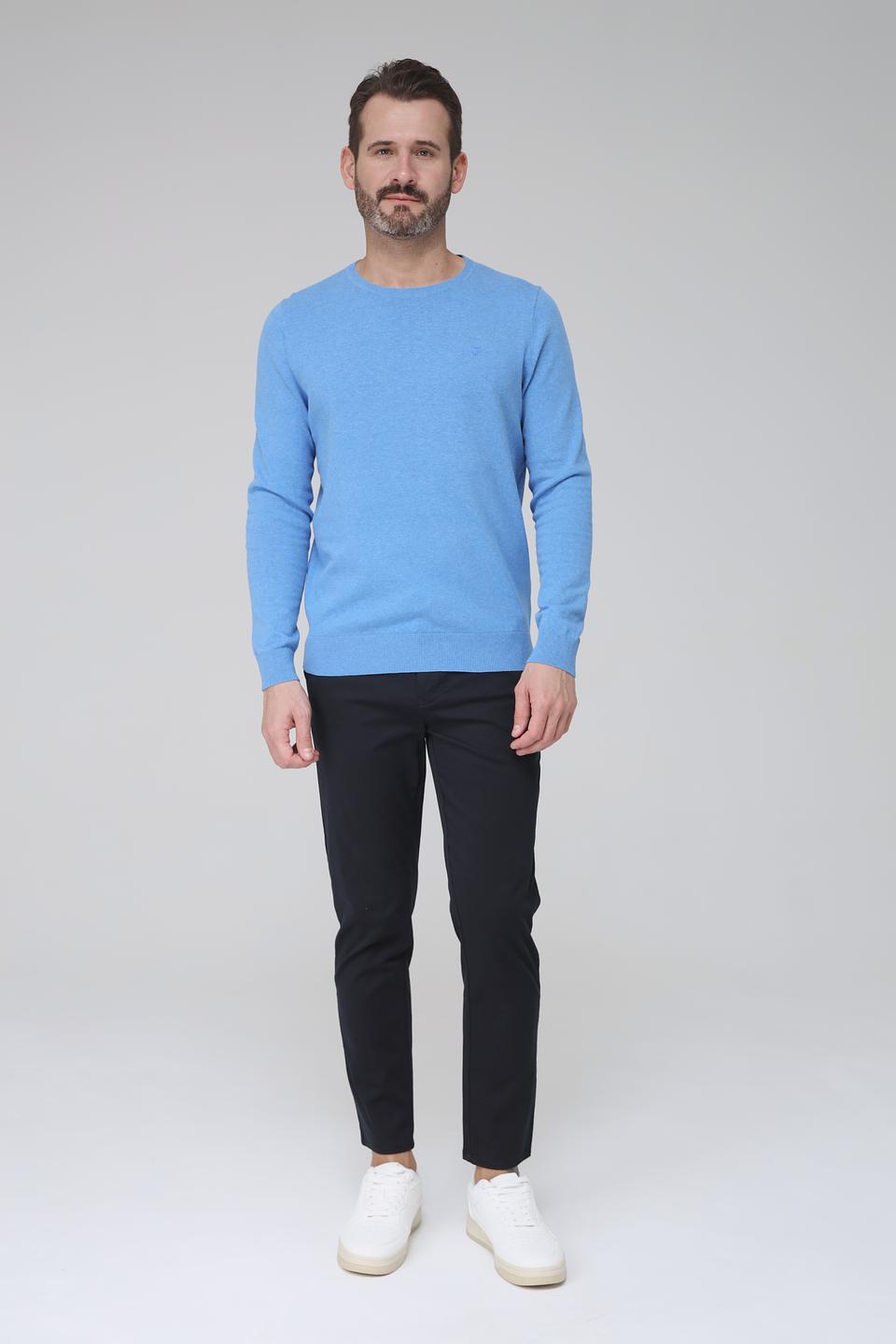 Брюки Hattric темно-синие с поясом