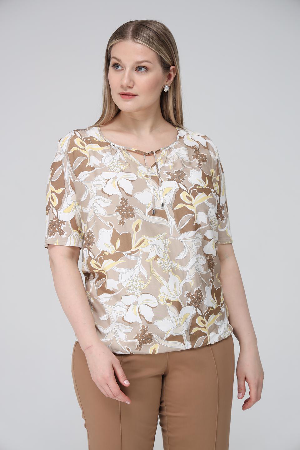 Блуза Frank Walder с цветочным принтом
