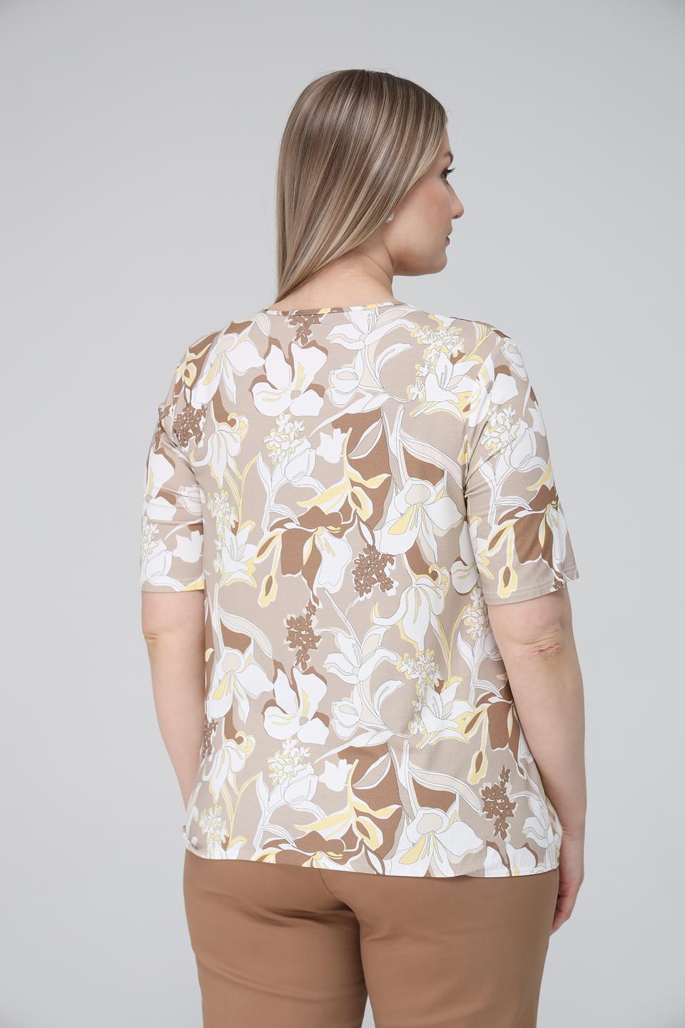 Блуза Frank Walder с цветочным принтом