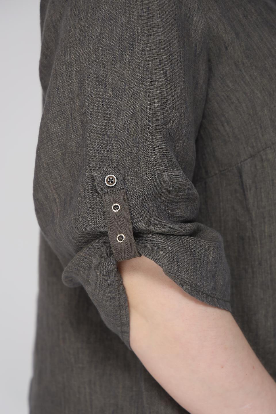 Блуза Doris Streich хаки с планкой