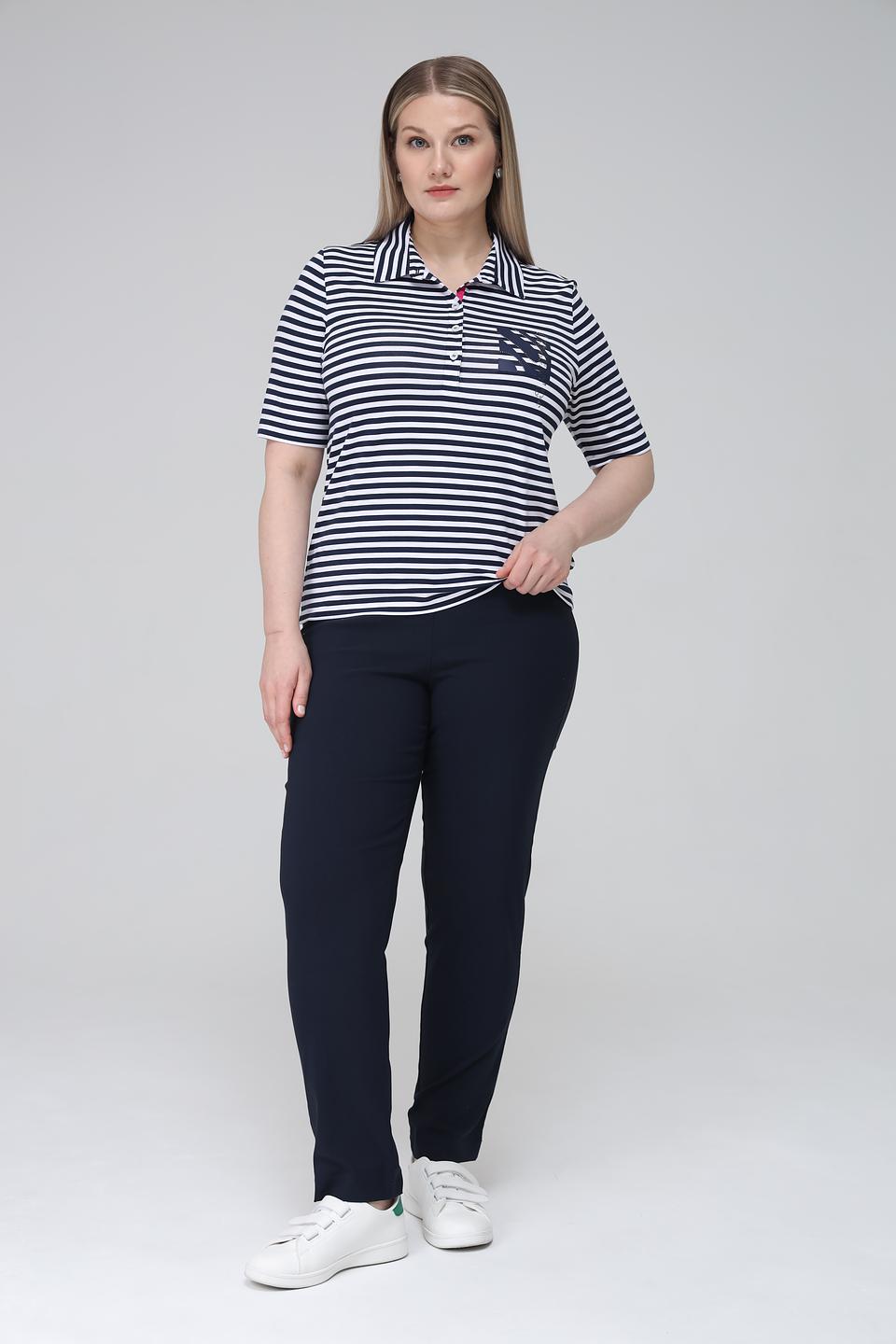 Брюки классические Via Appia темно-синие