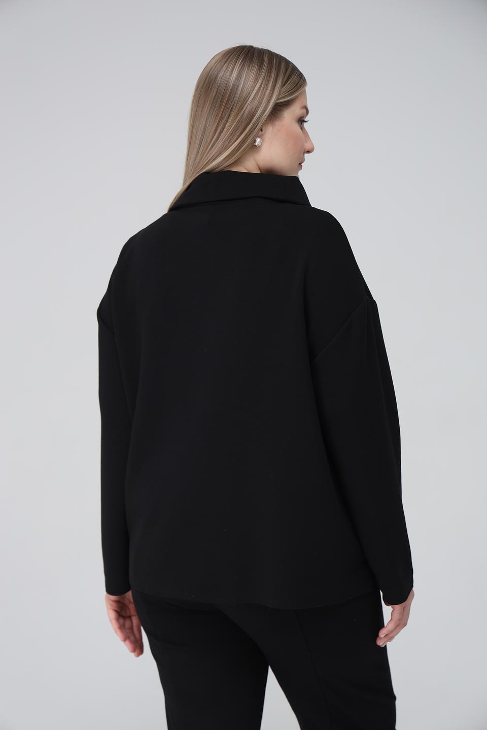 Жакет Frapp с молнией чёрный