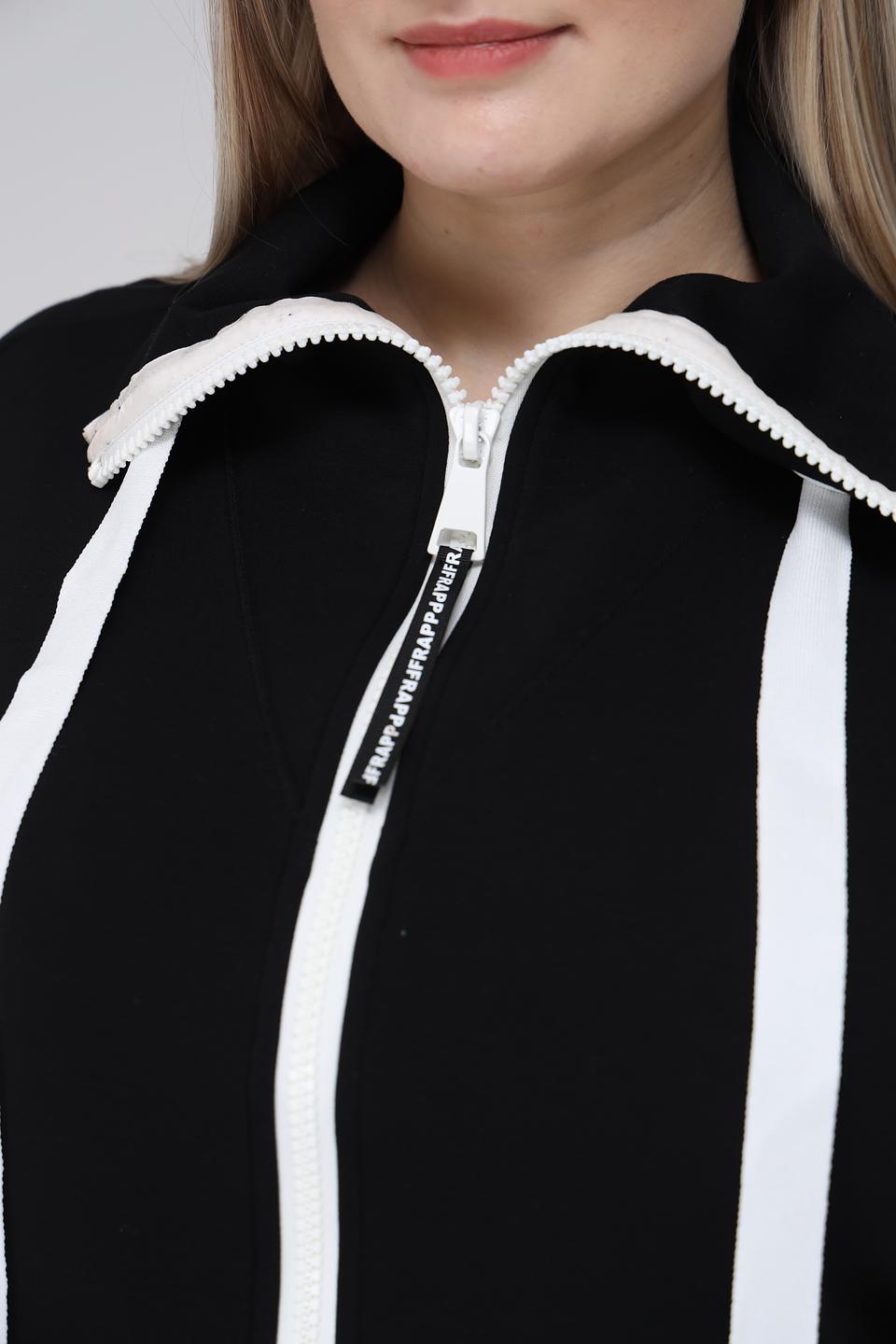 Жакет Frapp с молнией чёрный