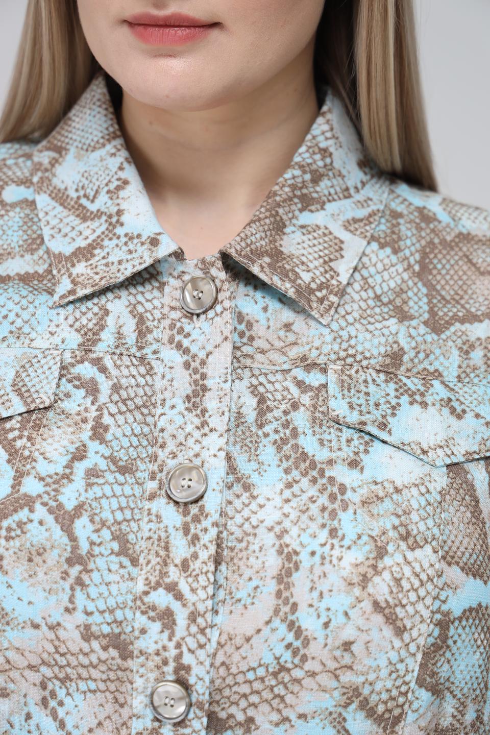 Жакет Lebek с принтом reptile