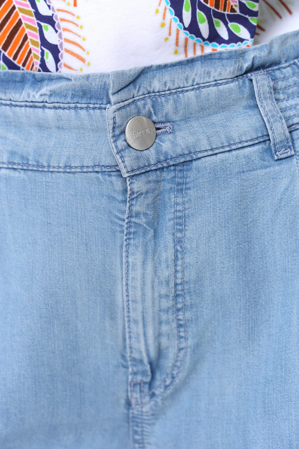 Брюки клёш Marc Cain светло-голубые