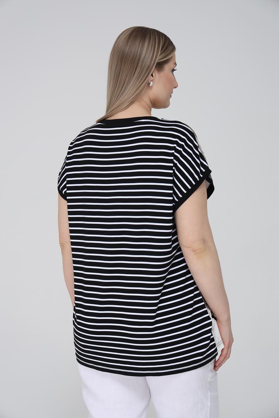 Футболка Doris Streich с принтом зебры