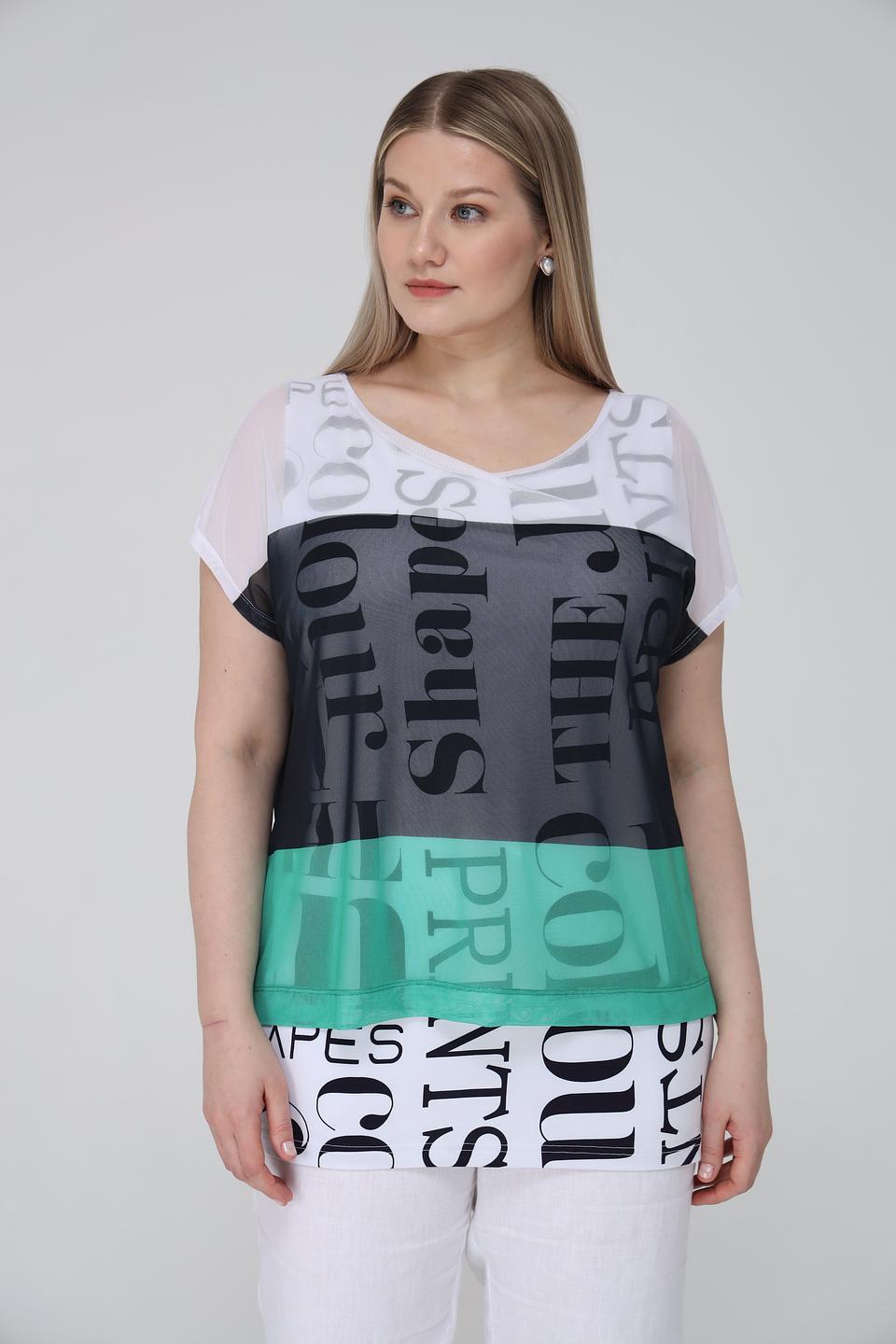 Футболка Doris Streich с принтом