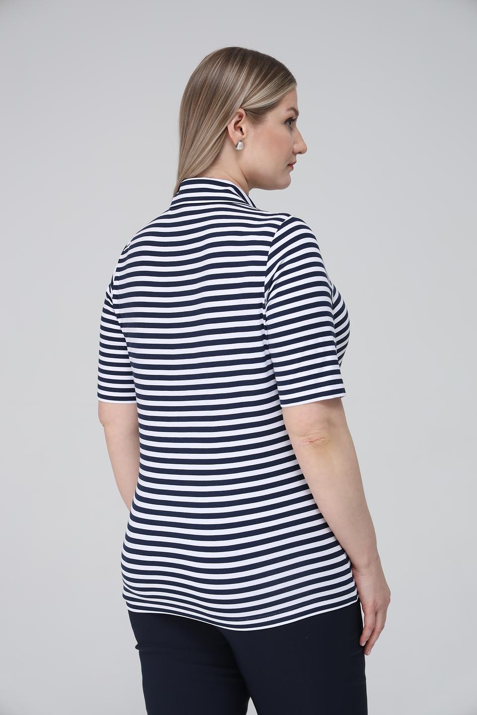 Футболка-поло Rabe collection в полоску