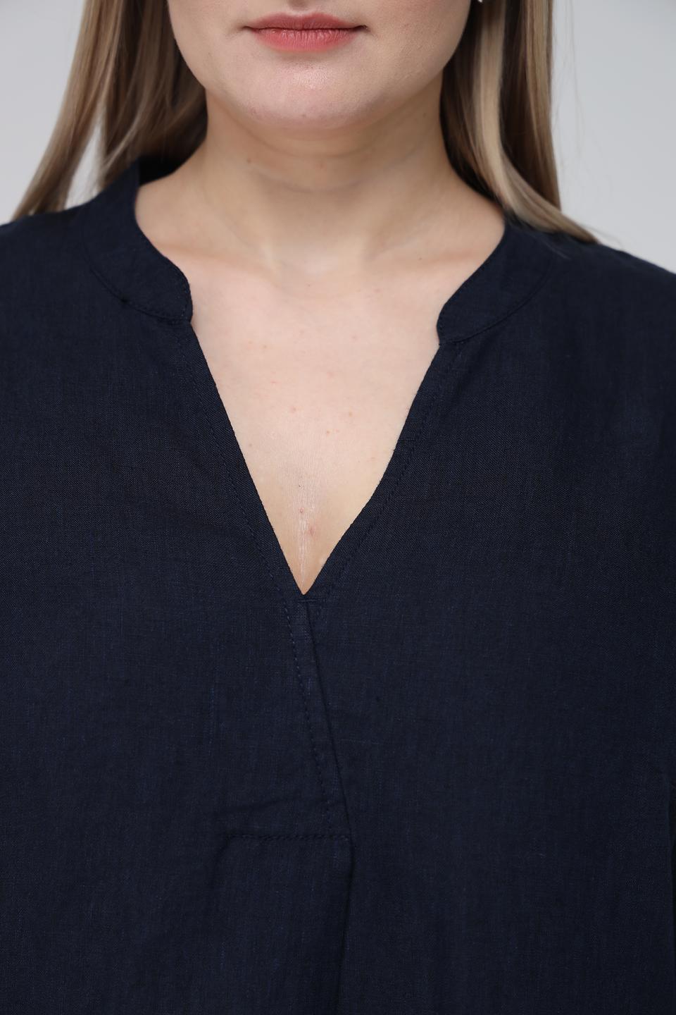 Платье Doris Streich лен тёмно-синее