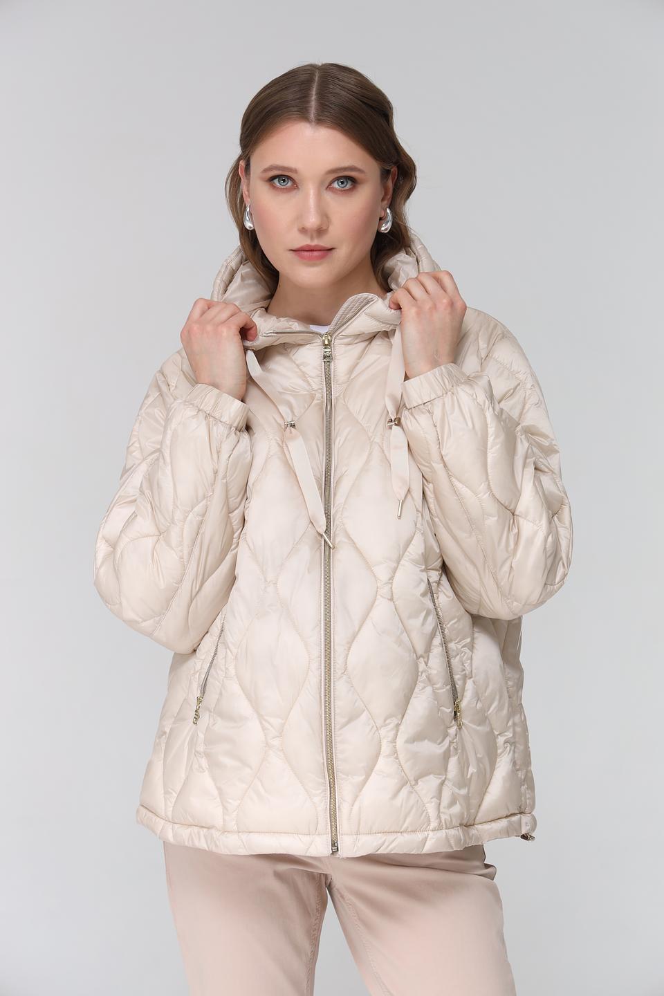 Куртка Pezzo стеганая бежевая