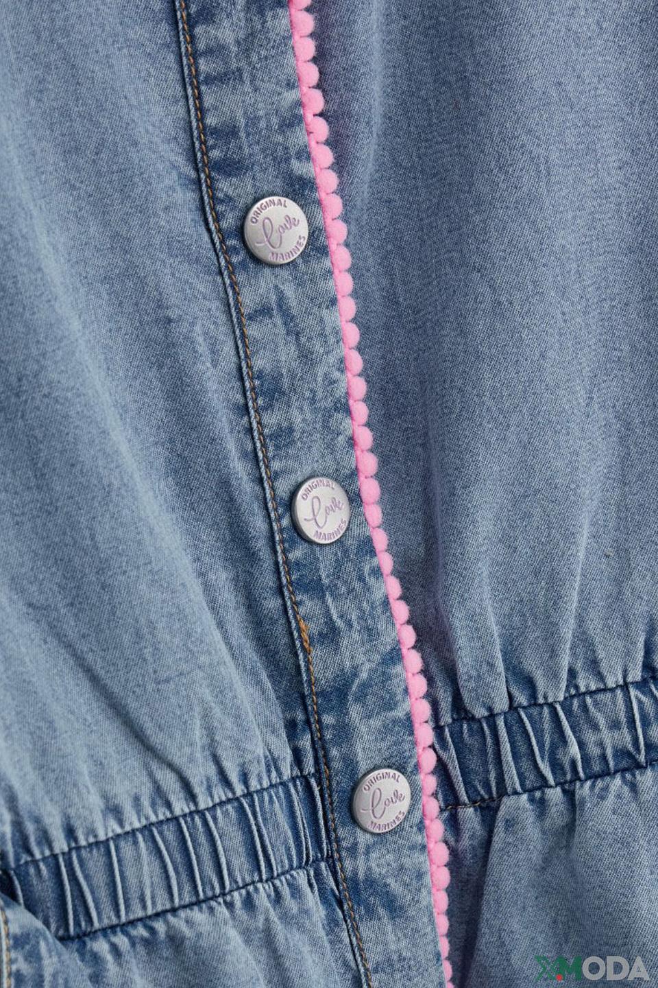 Комбинезон джинсовый Original Marines с вышивкой