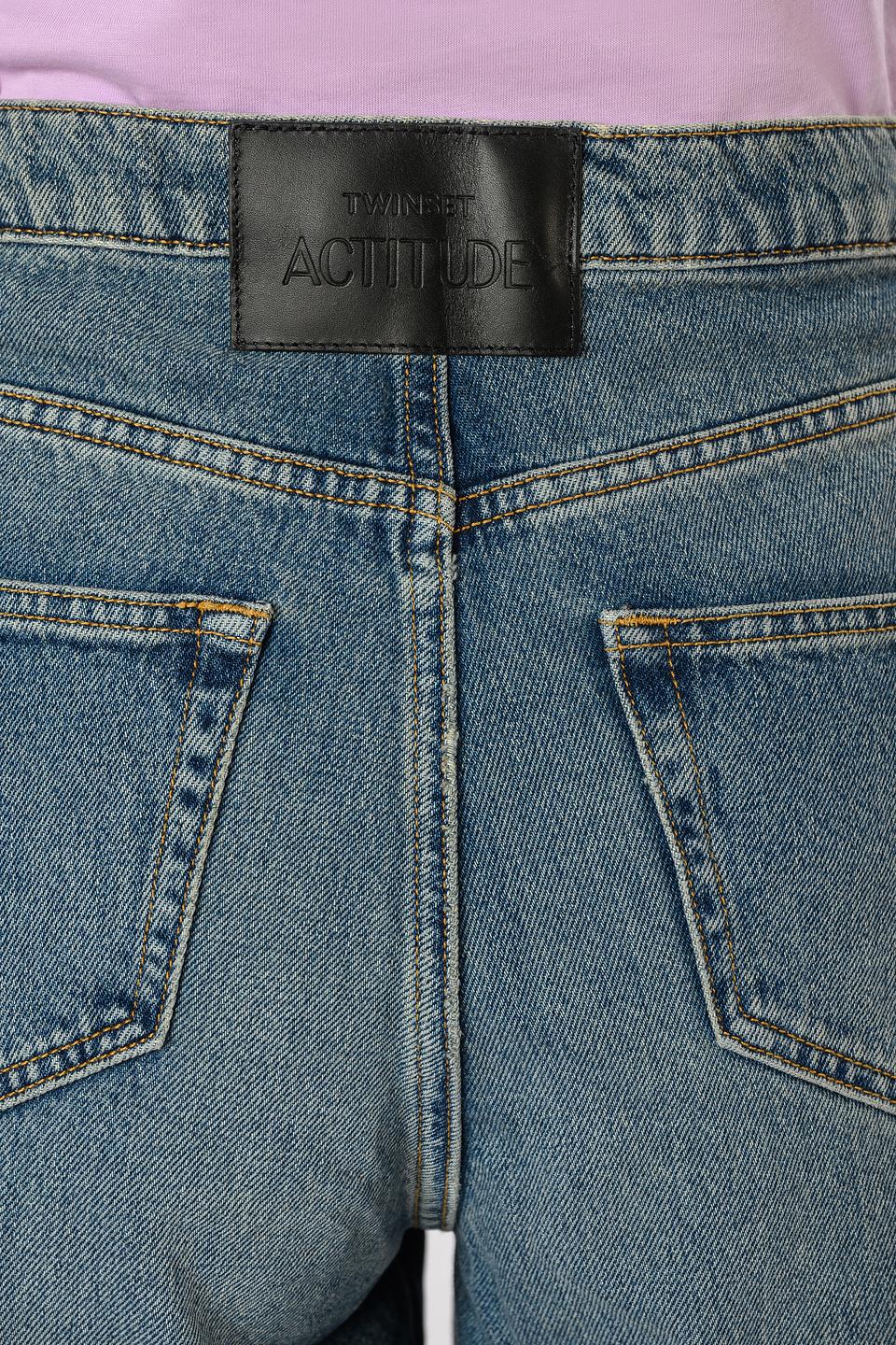 Джинсы Twin Set Actitude голубые