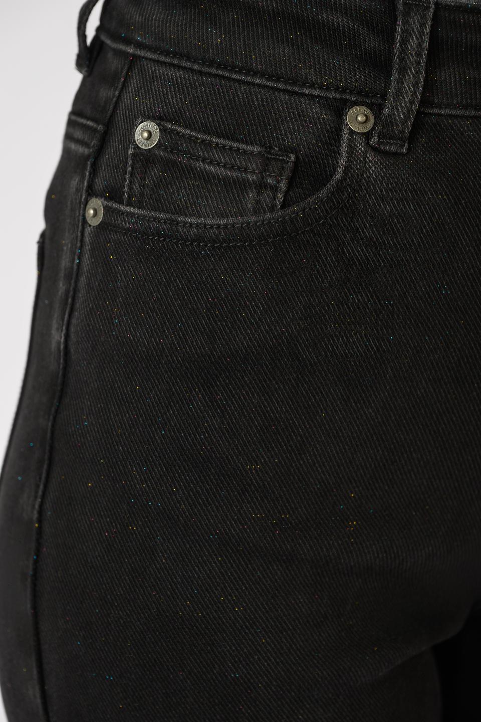 Джинсы Twin Set Actitude чёрные клеш