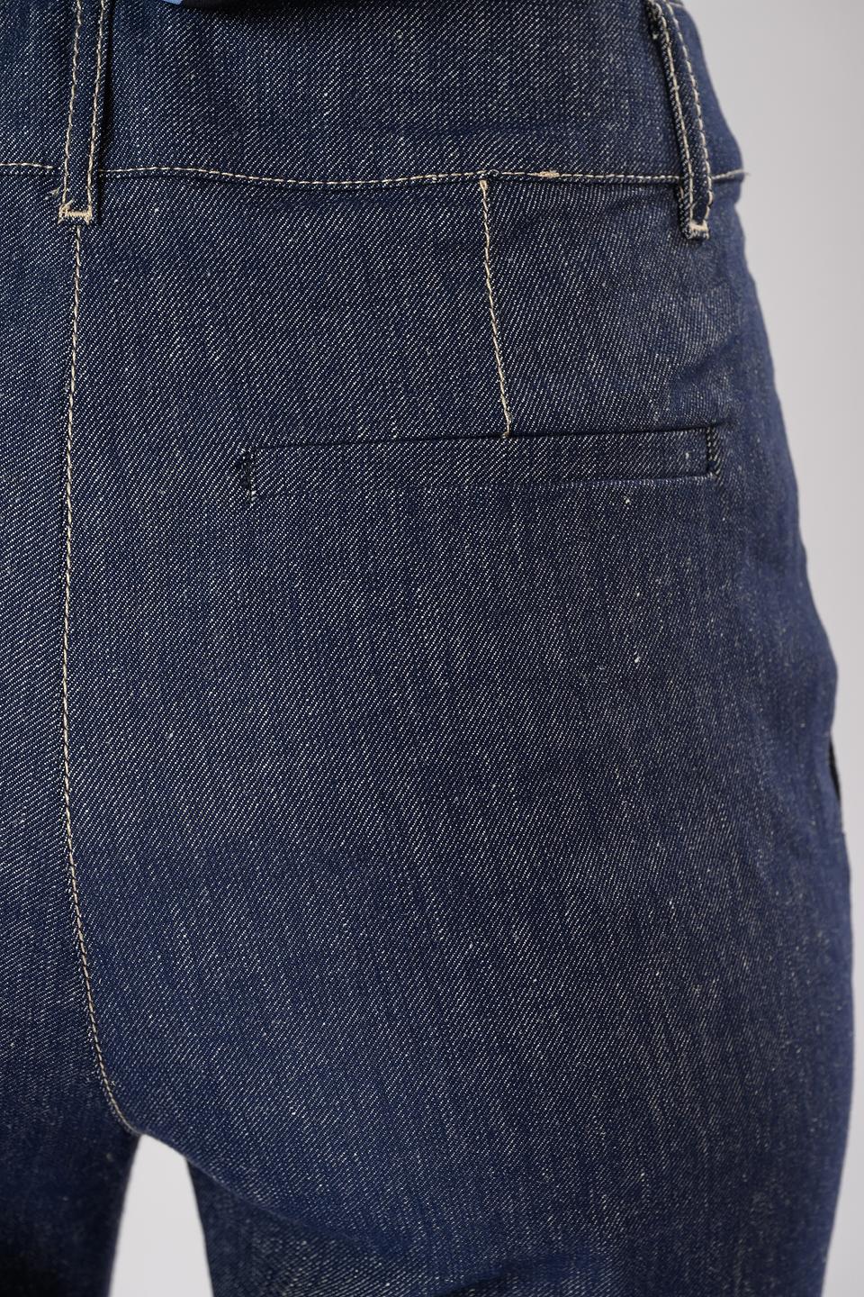 Брюки Penny Black джинсовые широкие синие