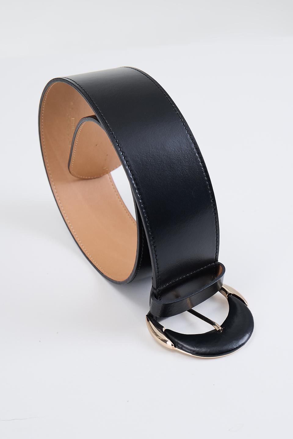 Пояс Penny Black Black кожаный