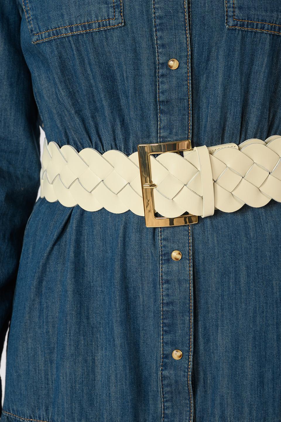 Пояс Penny Black плетеный бежевый