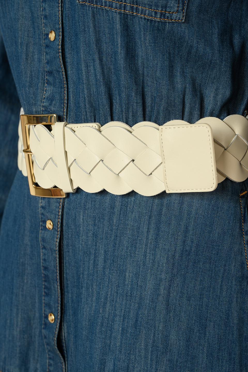 Пояс Penny Black плетеный бежевый