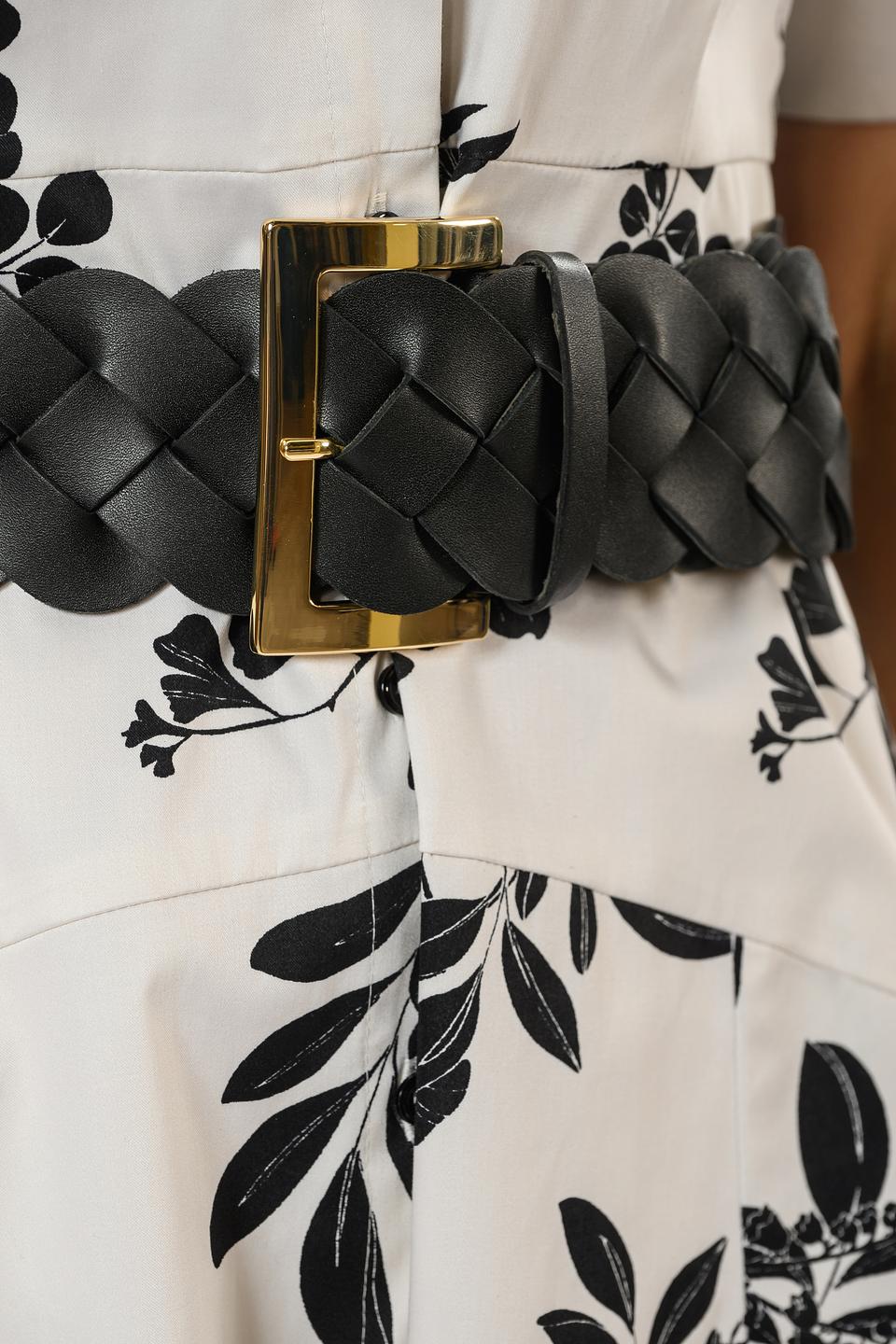 Пояс Penny Black плетеный черный