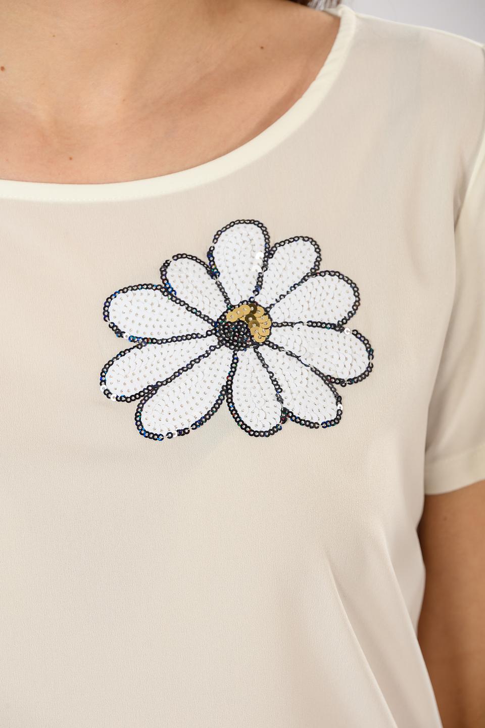 Футболка Penny Black Black с цветком