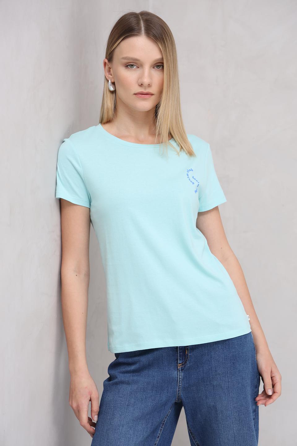 Футболка Tom Tailor denim мятная