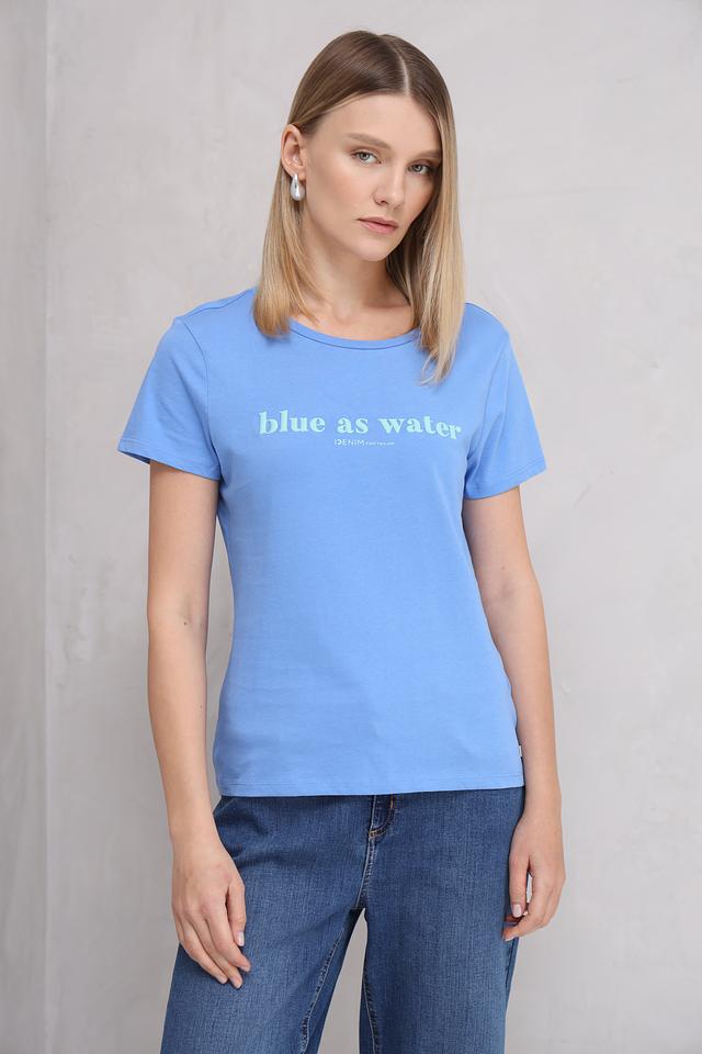 Футболка Tom Tailor denim голубая