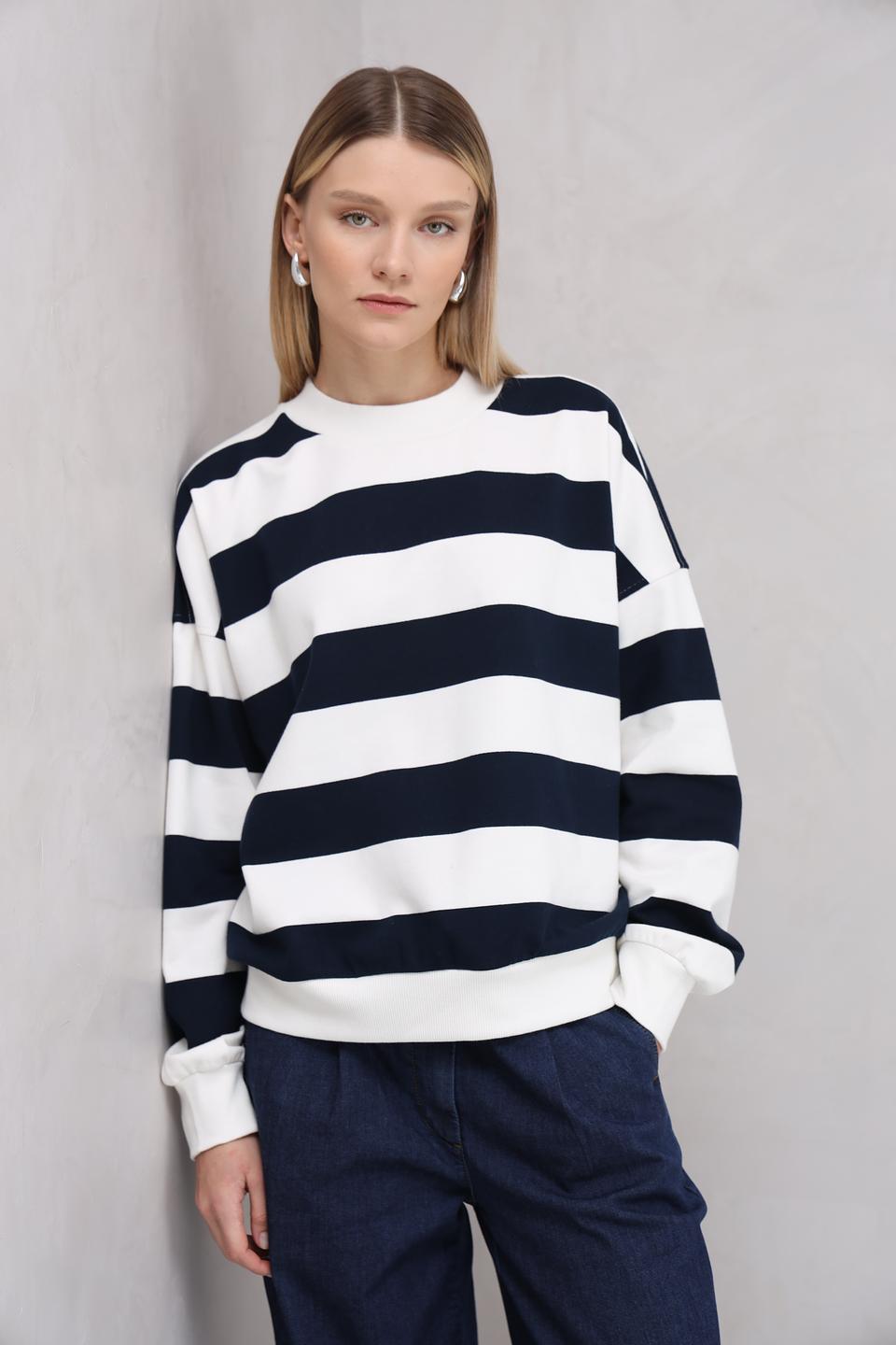 Пуловер Tom Tailor в полоску