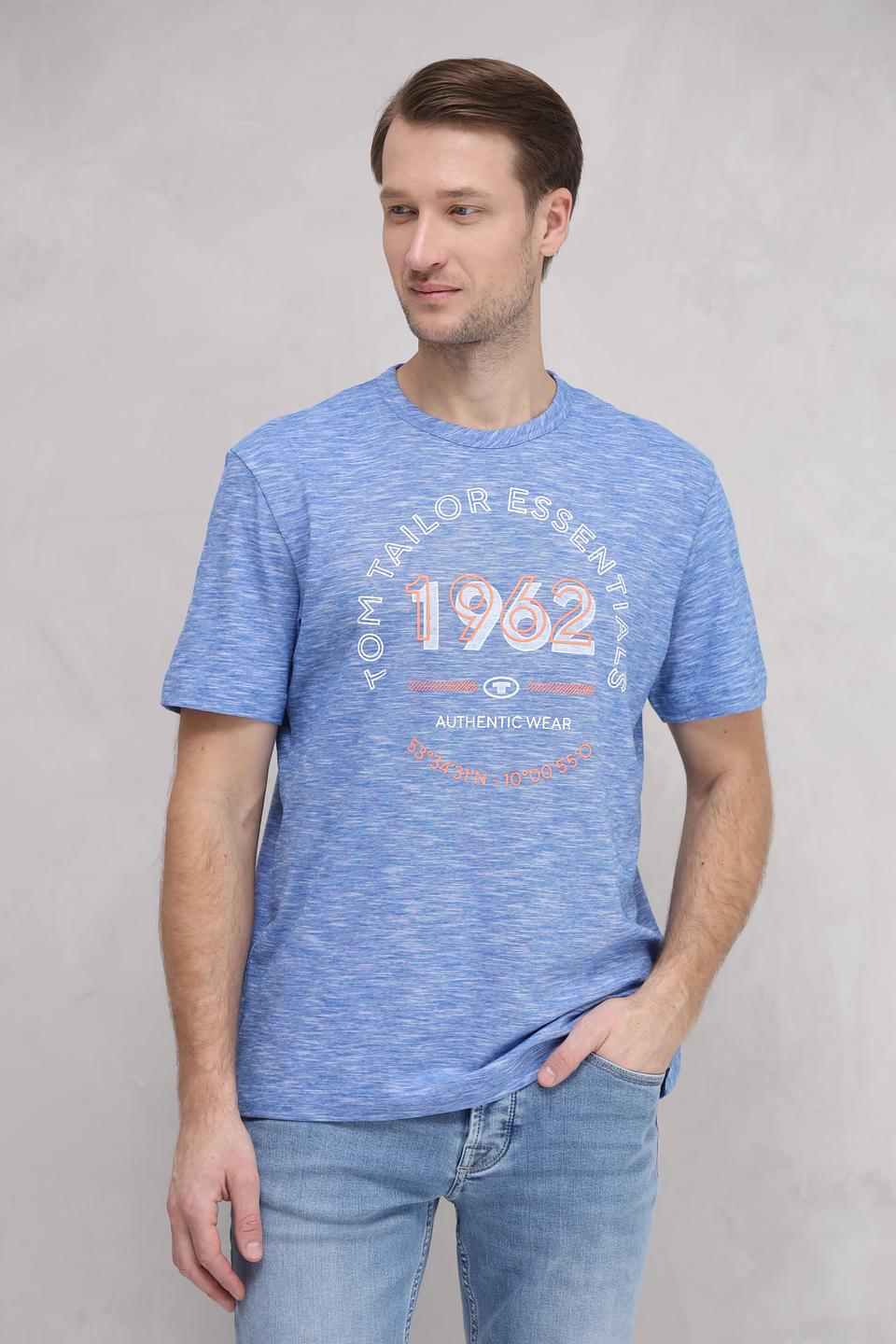 Футболка Tom Tailor essentials голубая