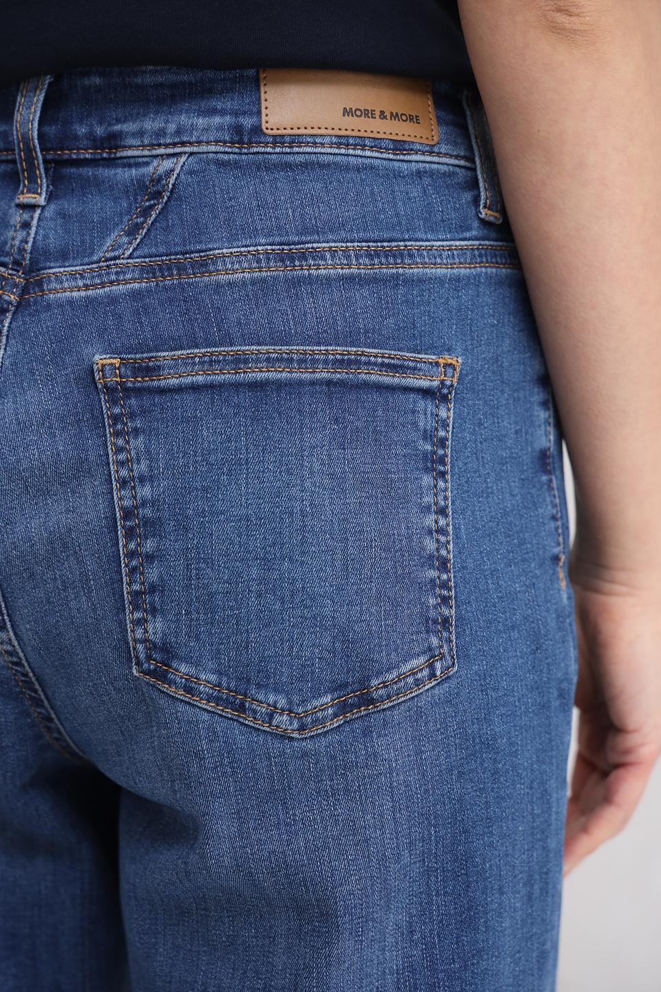 Джинсы MORE and MORE классические синие