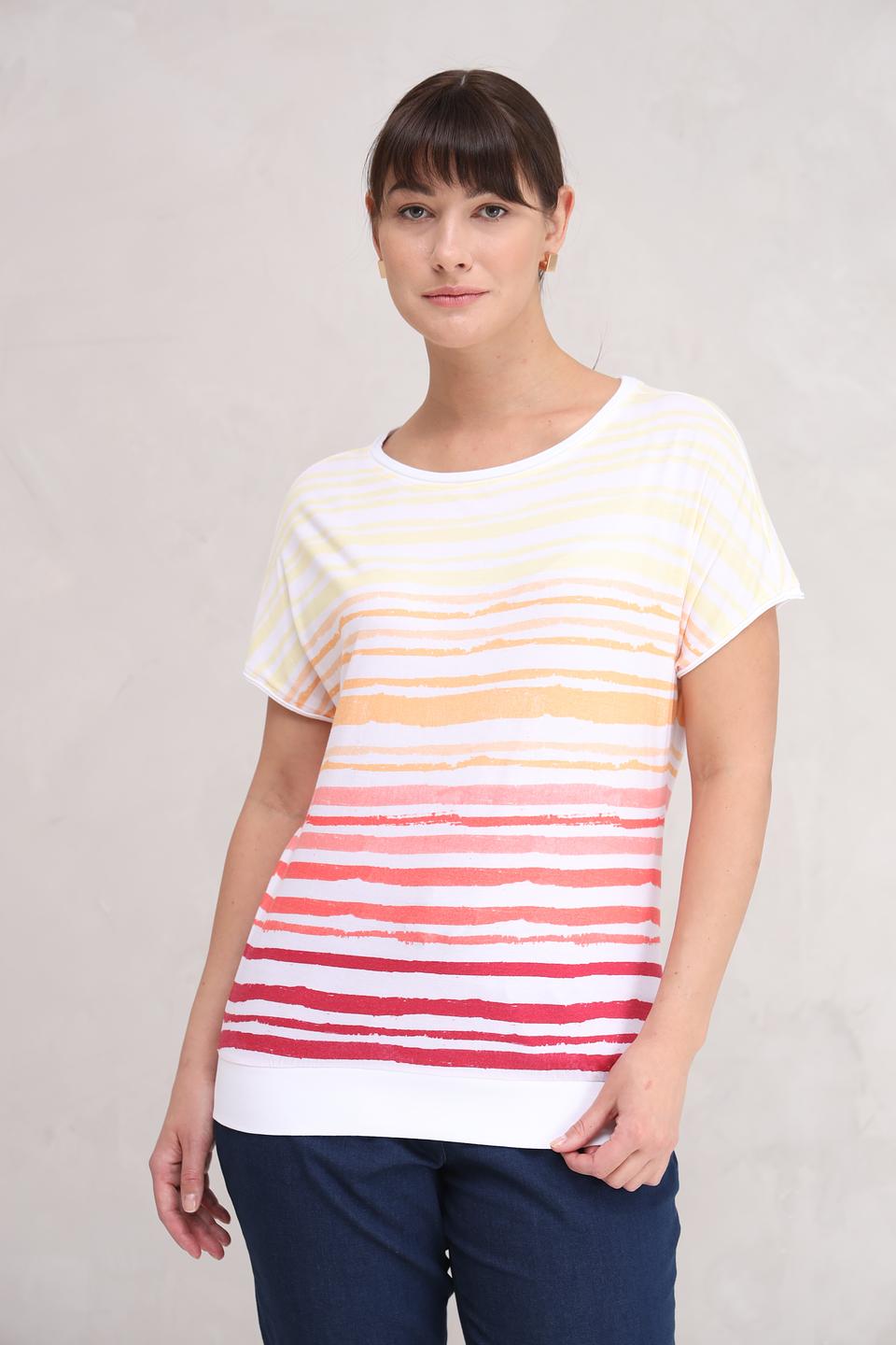 Футболка Time Zone в полоску