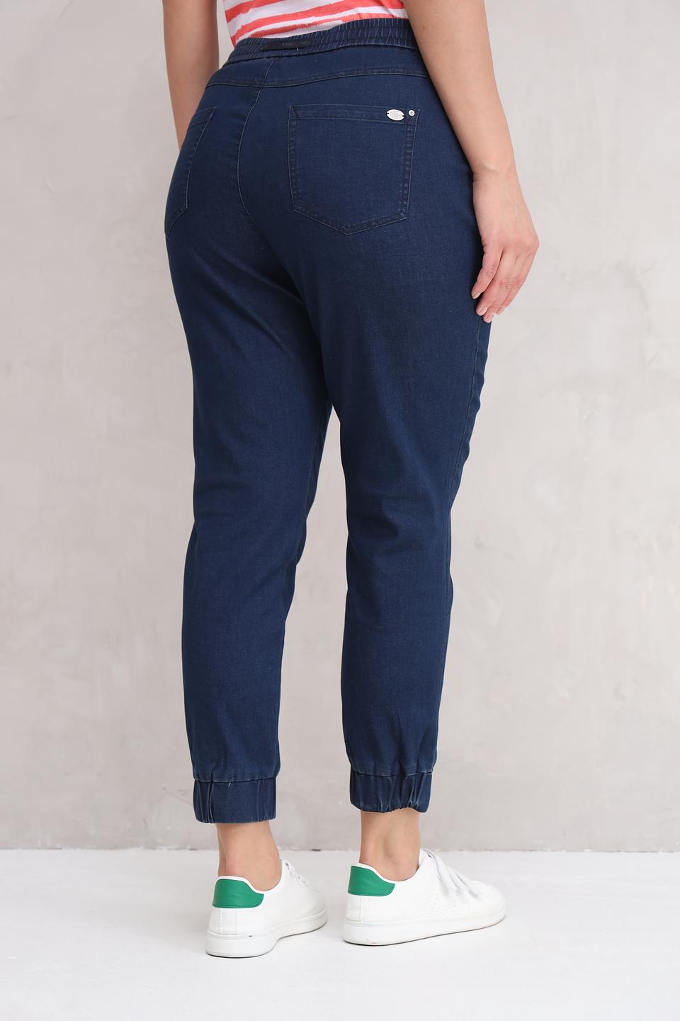 Джинсы Time Zone с манжетами синие