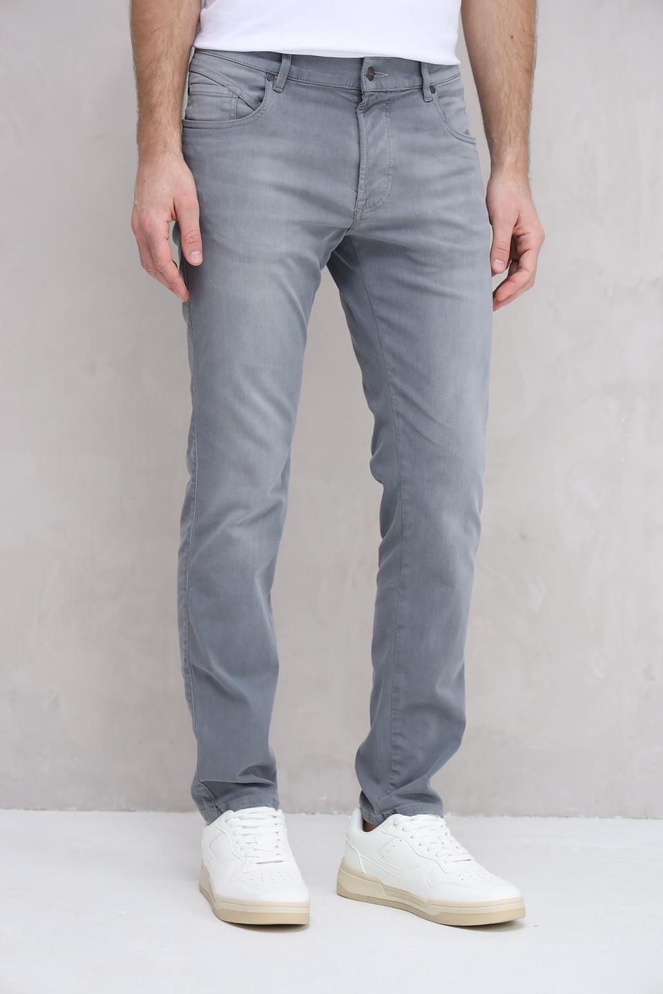 Джинсы Bugatti серые Slim Fit