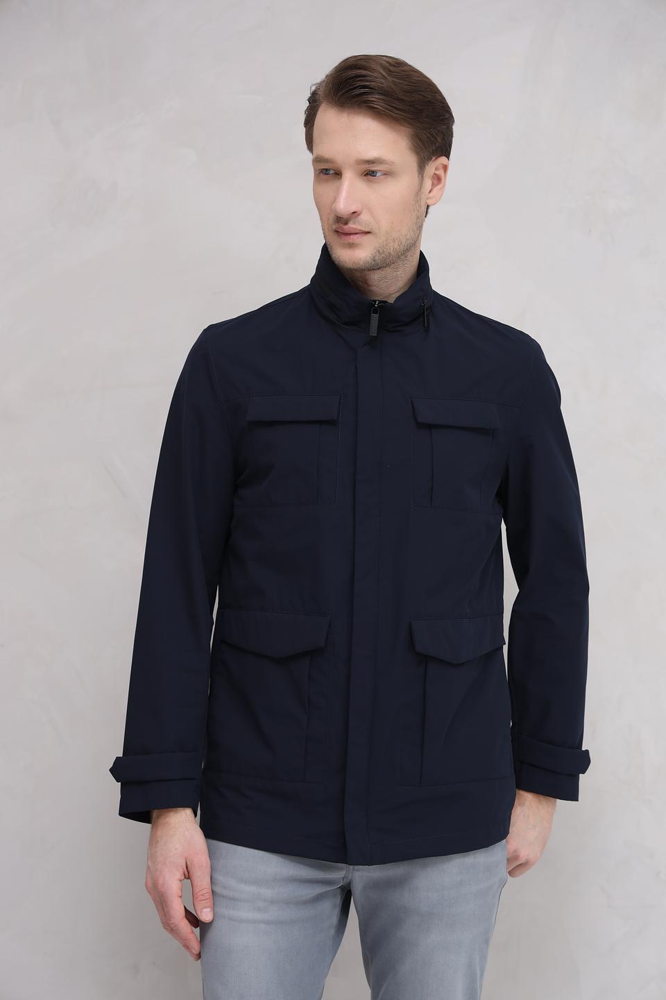 Ветровка Bugatti мужская тёмно-синяя