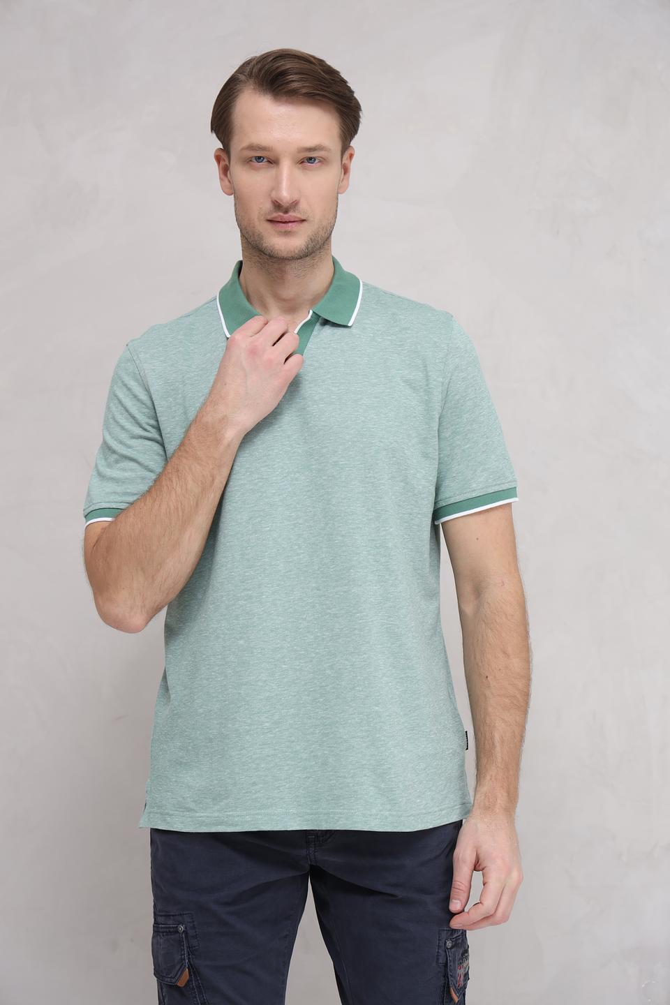 Поло Bugatti мужское мятное