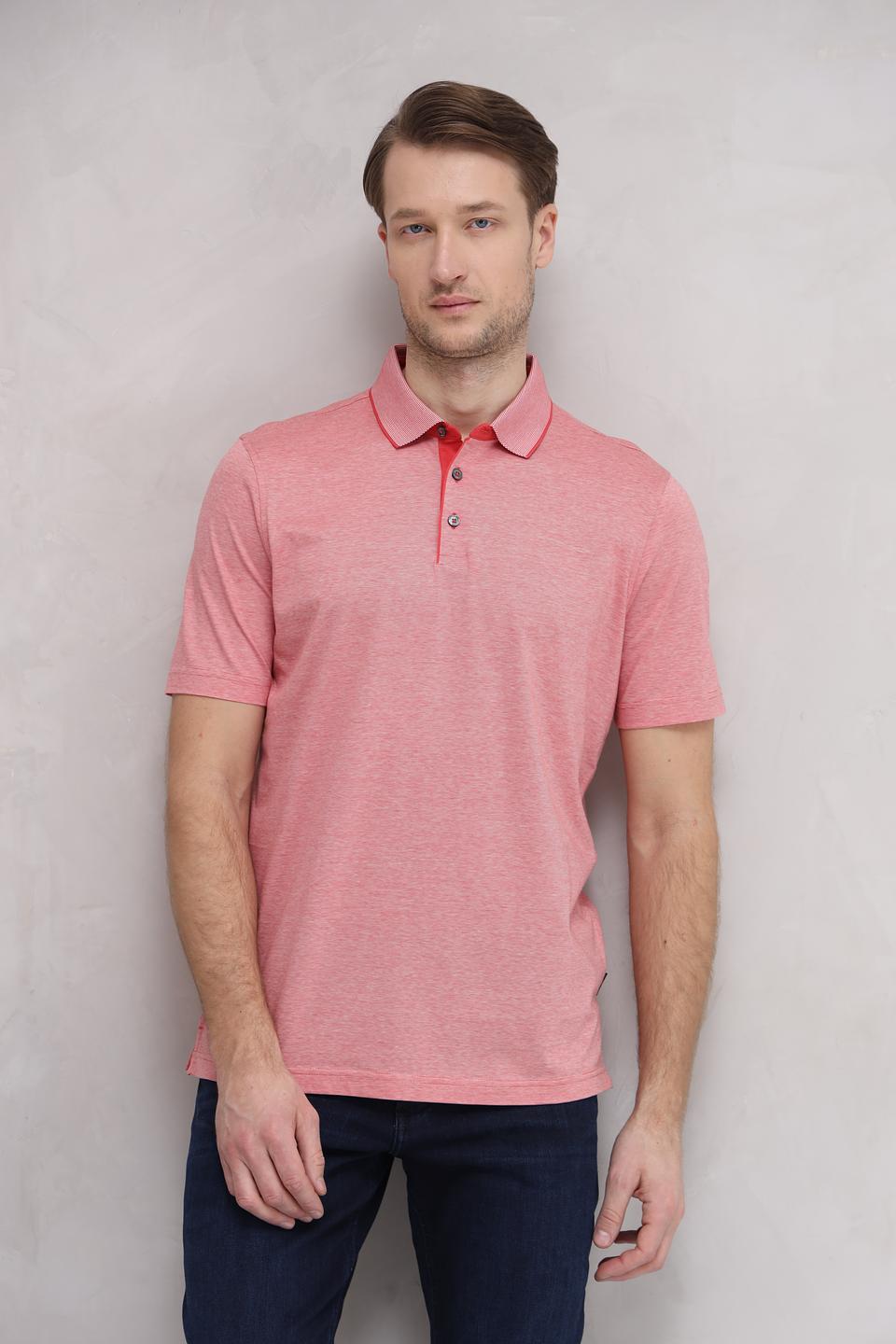 Поло Bugatti мужское персиковое