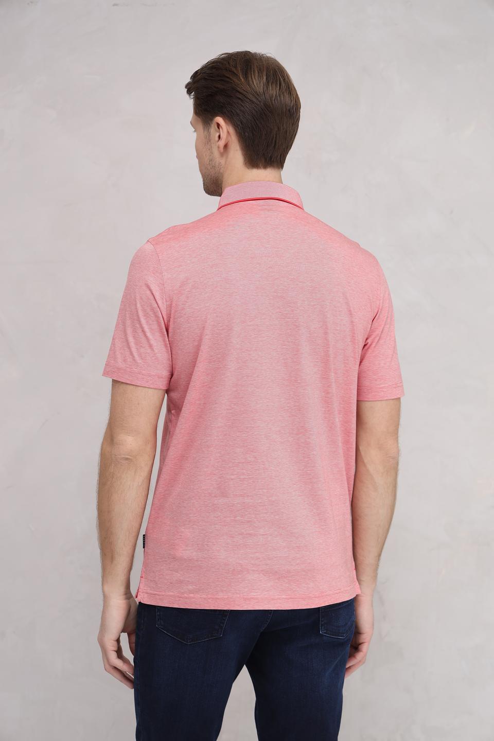 Поло Bugatti мужское персиковое