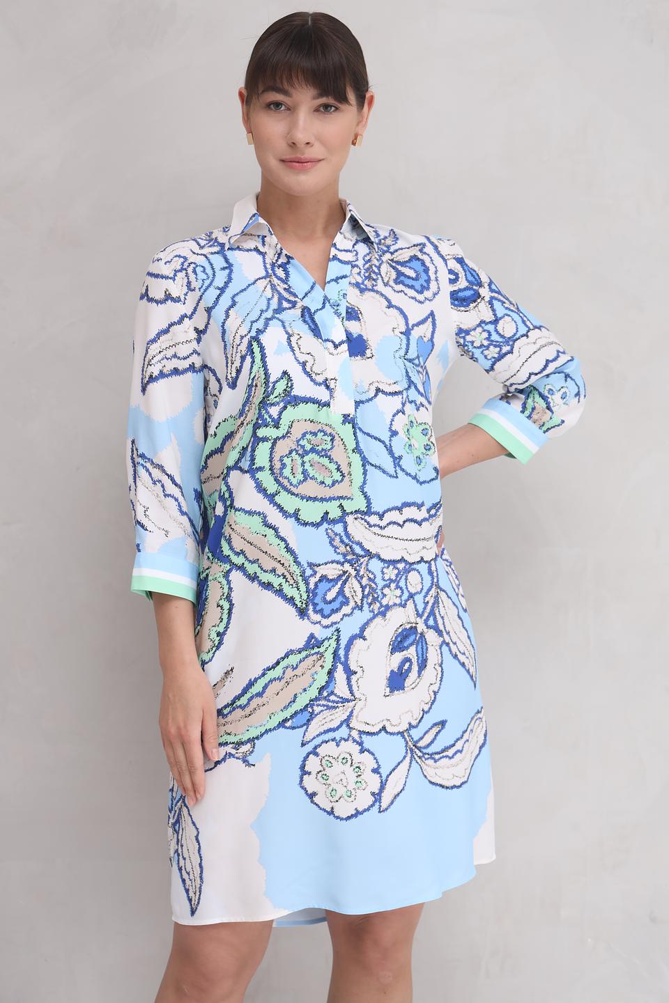 Платье You Just White с цветочным принтом