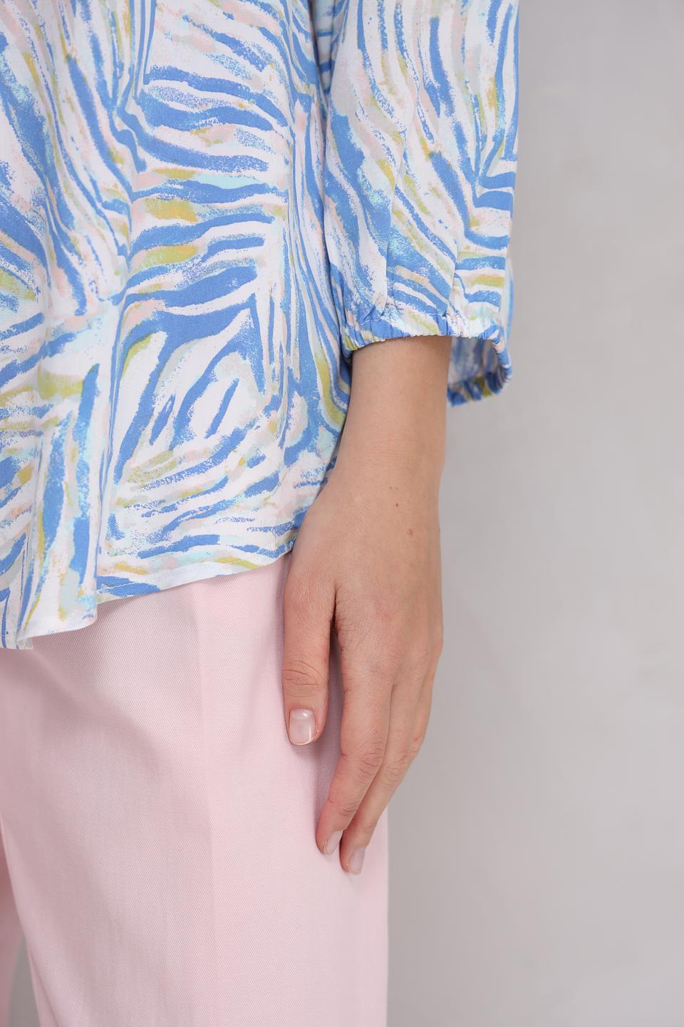 Блуза Gerry Weber EDITION с принтом голубой