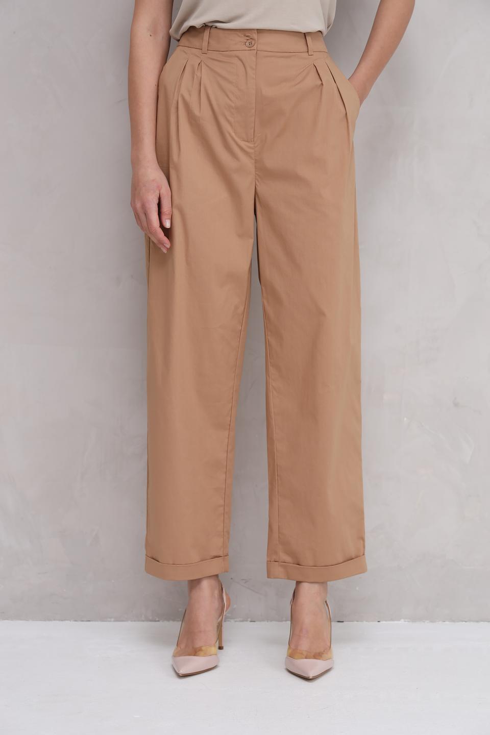 Брюки классические UNQ бежевые
