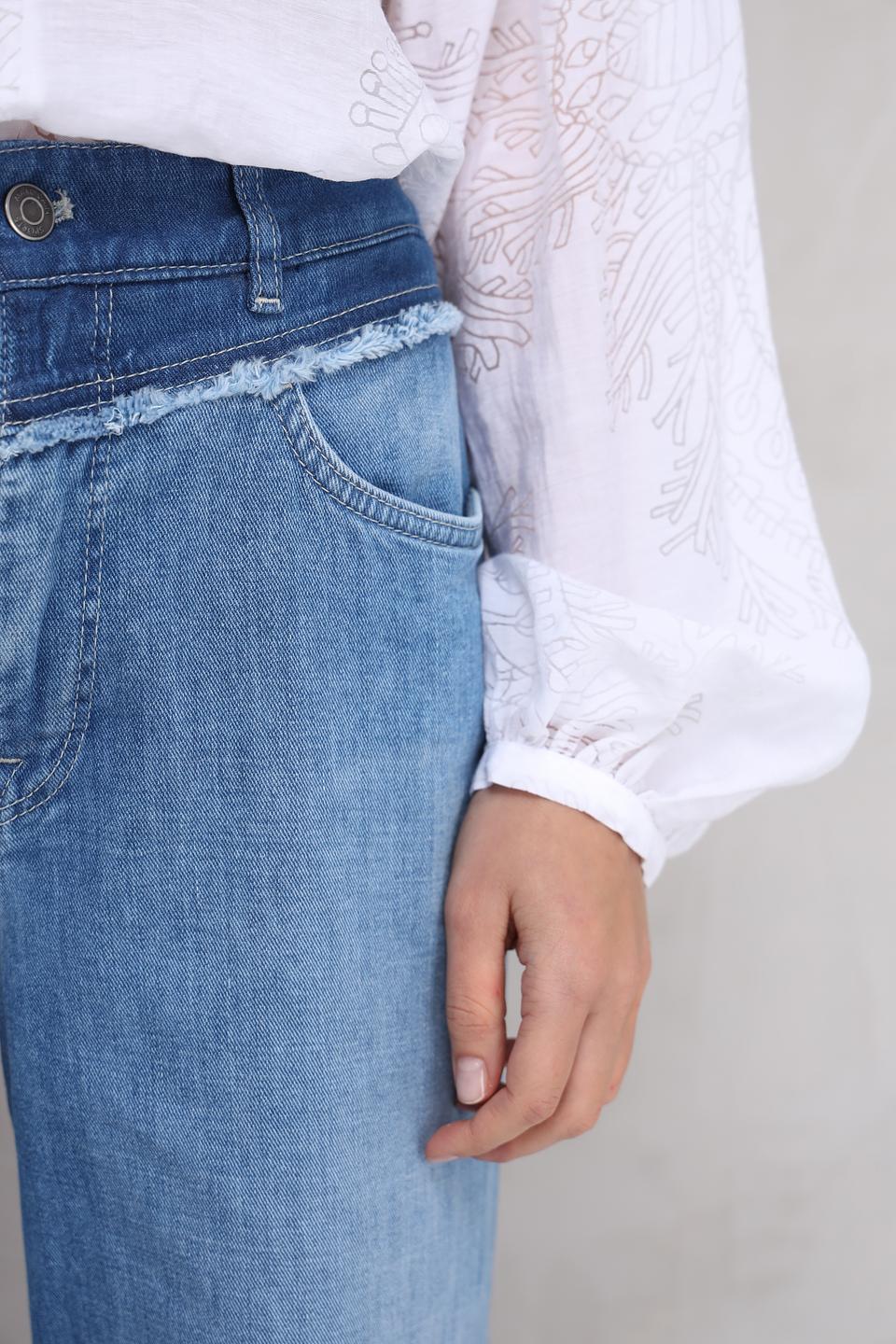 Джинсы Marc Cain клеш голубой